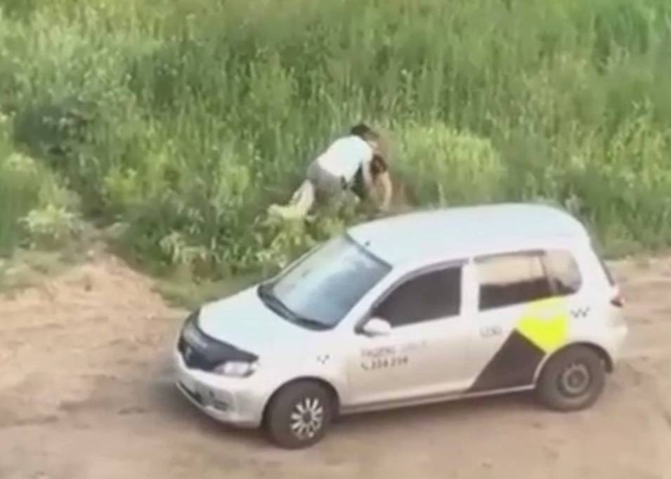 В Бурятии водитель «Яндекс Такси» «повалялся» с пассажиром на траве