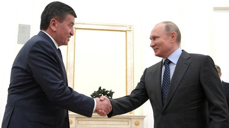 Путин встретится с киргизским коллегой 11 июля в Москве