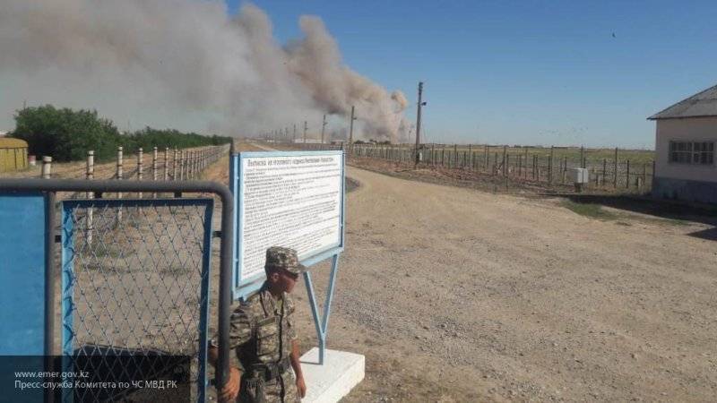 МО Казахстана не исключает возможность умышленного поджога воинской части в Арыси