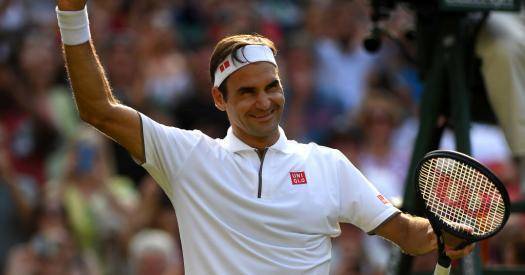 Федерер одержал рекордную, 100-ю победу на Уимблдоне