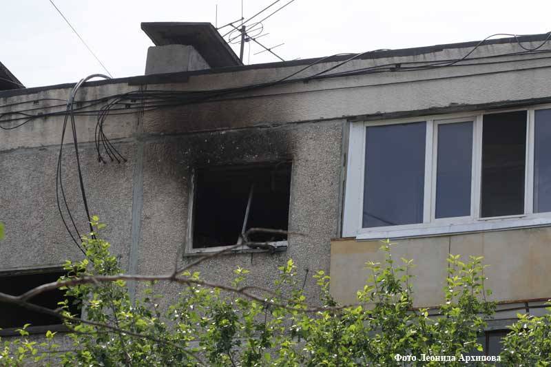 На улице Кирова в Кургане пламя охватило квартиру на 5 этаже