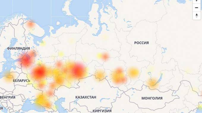 В социальной сети "ВКонтакте" произошел сбой