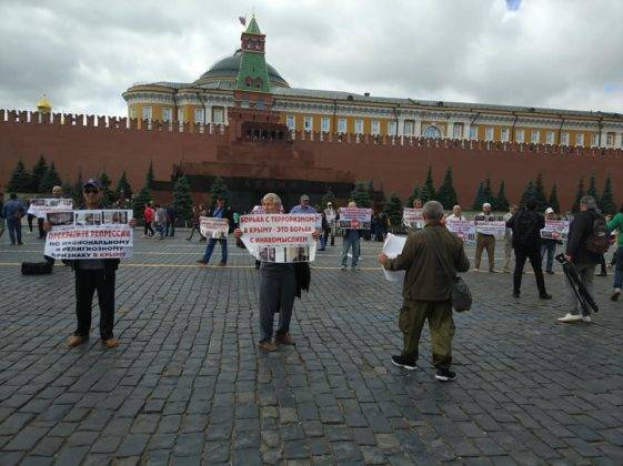 В России жестко разогнали очередной митинг