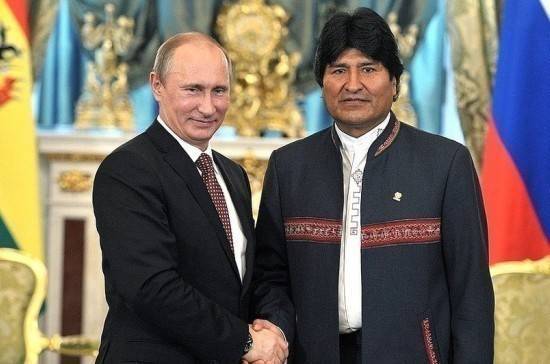 Путин надеется, что продукты из Боливии начнут поступать в Россию в ближайшее время