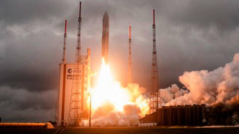 Видео неудачного запуска ракеты-носителя Vega появилось в Сети