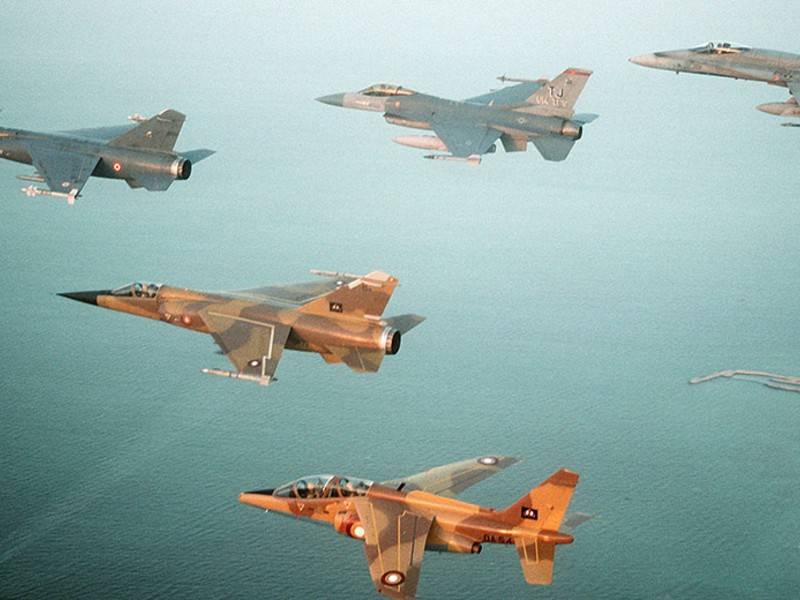 Два самолёта ВВС Катара столкнулись в воздухе