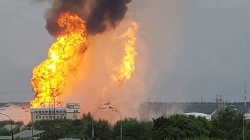 Момент взрыва на Северной ТЭЦ в Мытищах попал на видео | Новости | Пятый канал