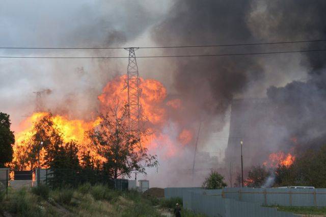 СК возбудил уголовное дело по факту пожара на территории ТЭЦ в Мытищах