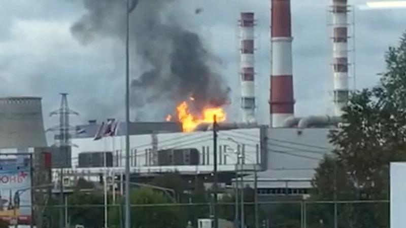 Названа предварительная причина крупного пожара на Северной ТЭЦ в Мытищах