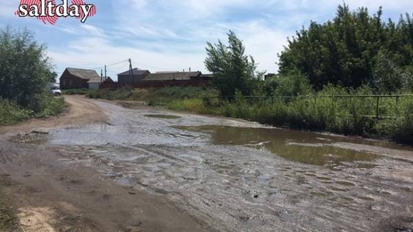 Единственную дорогу между центром Соль-Илецка и «Ташкентом» снова затопило