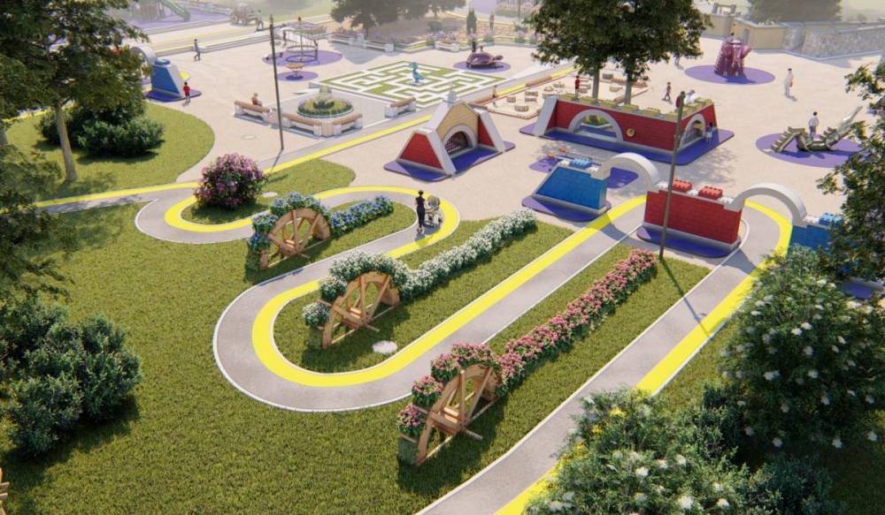 В Южно-Приморском парке обновят детский городок