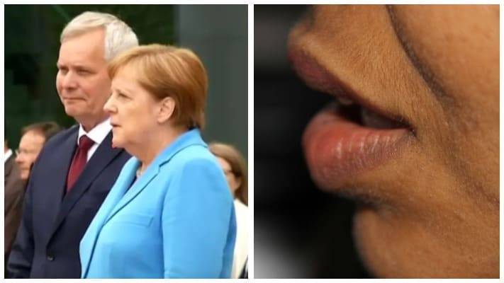 Эксперт сумела прочесть по губам, что шептала Меркель во время приступа дрожи