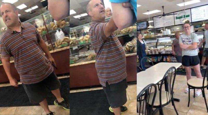 Вирусное видео: Покупатель в лавке с бейглами впал в ярость из-за женщин, которые ненавидят низкорослых мужчин - usa.one - шт.Аляска
