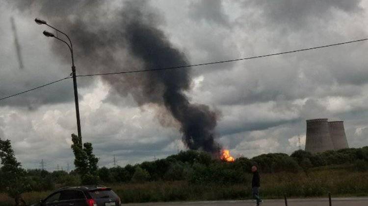 МЧС сообщает, что пожар на газопроводе в Мытищах ликвидирован