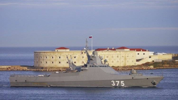 Новый патрульный корабль Черноморского флота «Дмитрий Рогачев» прибыл в Севастополь