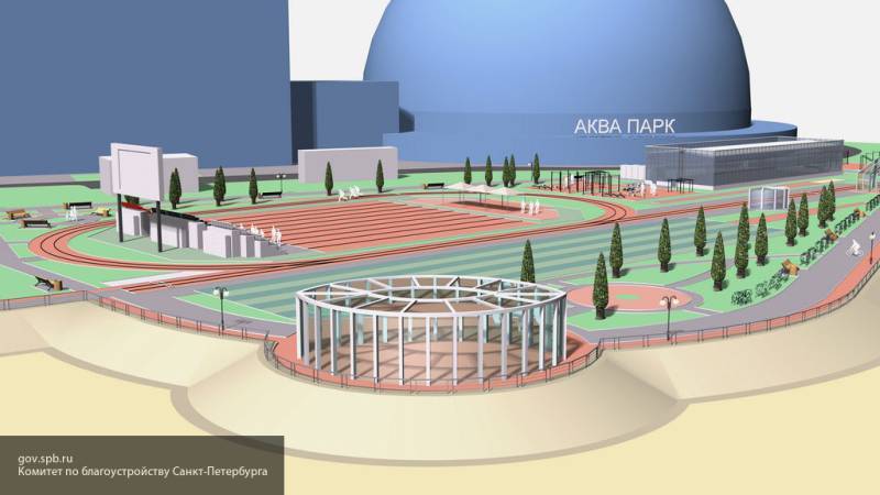 Спортивный комплекс для сдачи ГТО в парке 300-летия построят к 31 октября в Петербурге