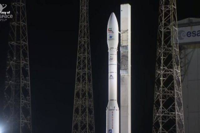 В сети появилось видео провального запуска ракеты-носителя Vega