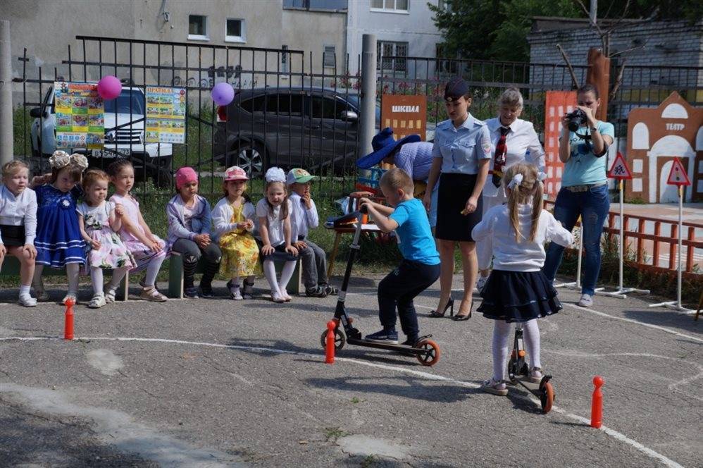 Для юных ульяновцев состоялись практические занятия на транспортных площадках