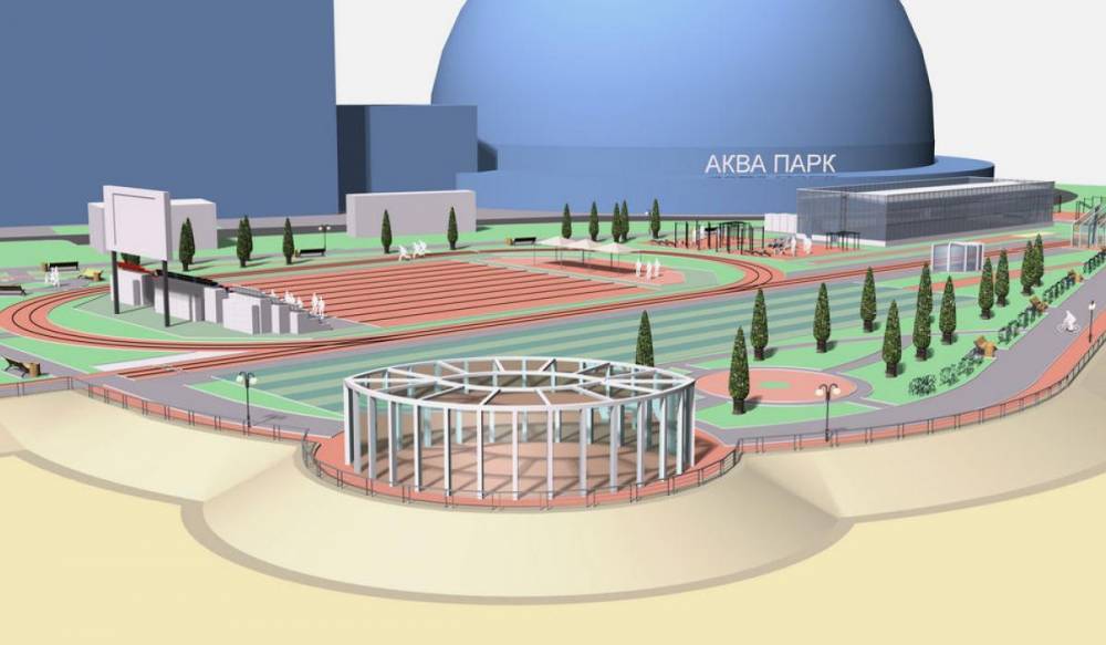 Спортивный комплекс для сдачи норм ГТО строят в Парке 300-летия