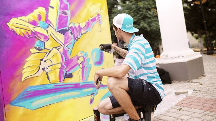 Фестиваль уличного искусства прошел в Крыму в рамках "Тавриды"