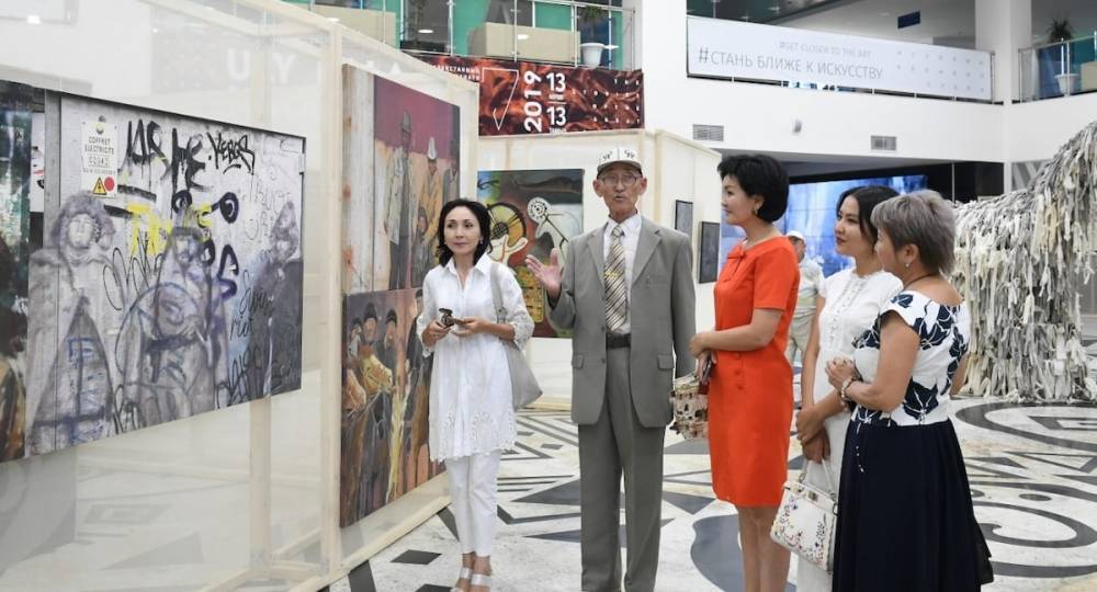 Выставка современного искусства Казахстана стартовала в Талдыкоргане