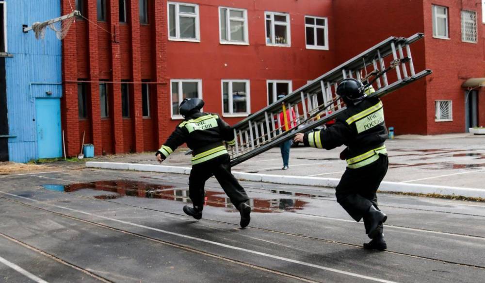 В Петербурге выбрали лучшего пожарного