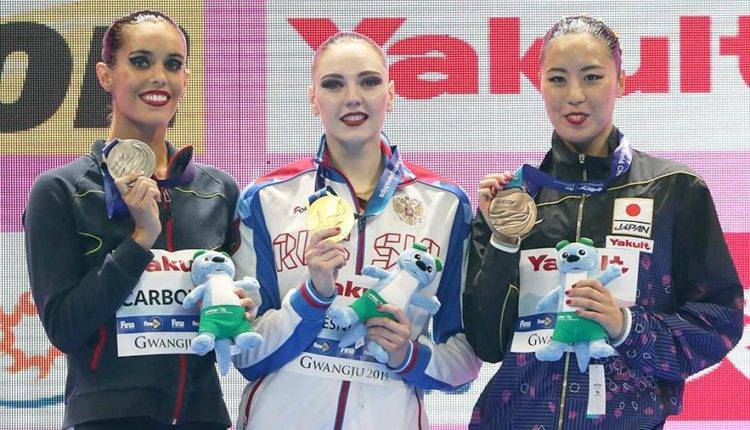 Российская синхронистка Колесниченко выиграла золото на ЧМ в Южной Корее
