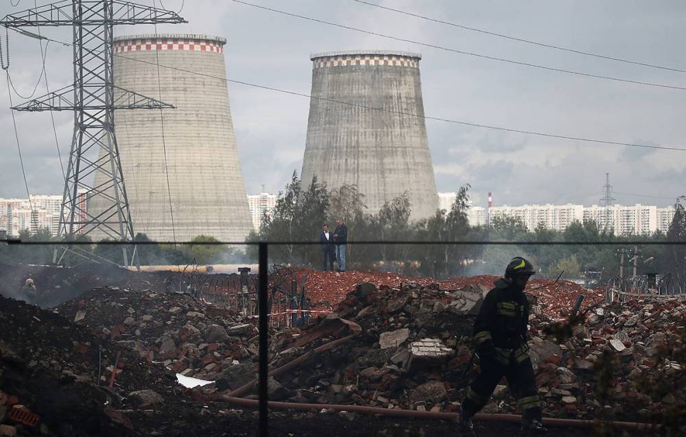 ТЭЦ в Мытищах возобновила работу после пожара в районе станции
