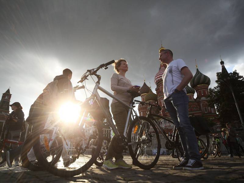 Участники ночного велофестиваля в Москве установили мировой рекорд Гиннесса