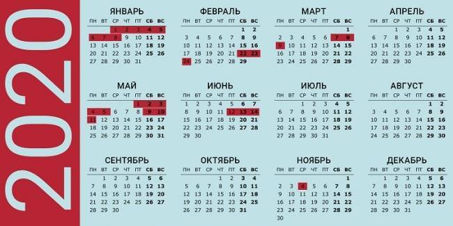 Правительство утвердило график выходных и праздничных дней на 2020 год — Общество. Новости, Новости России — EADaily