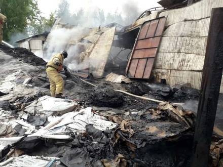 Пожар на&nbsp;бумажном складе дзержинского завода «Заря» ликвидировали