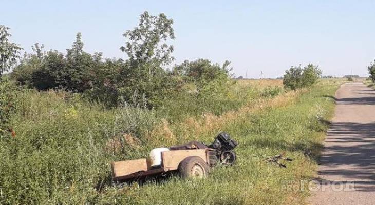 В Моргаушском районе мужчина упал с мотоблока