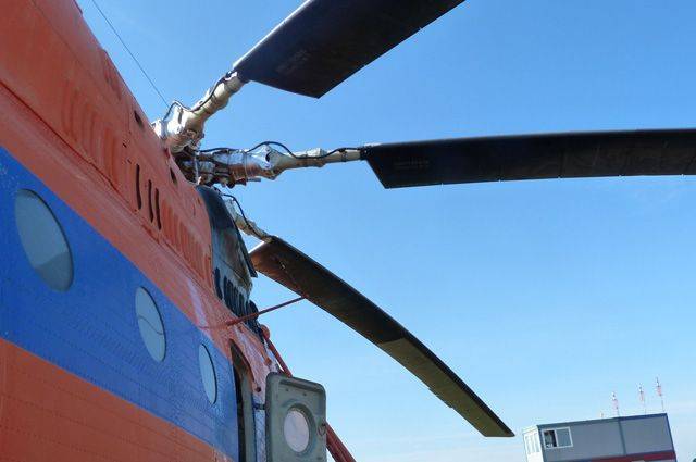 Вертолет Ми-8 совершил жесткую посадку на Камчатке