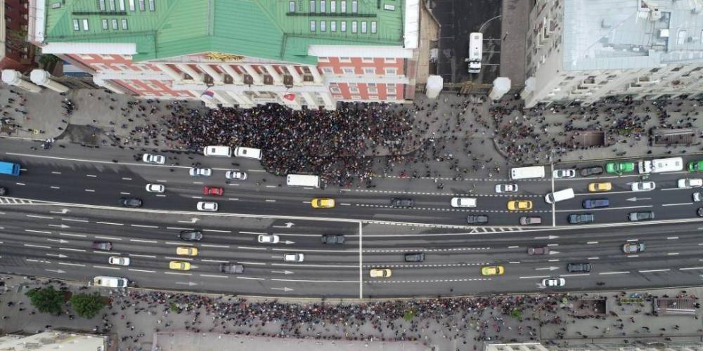 "Этим людям нужен только хайп": несанкционнированный митинг в Москве собрал меньше тысячи человек