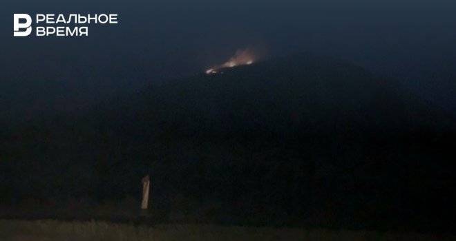 В Башкирии произошел пожар на горе Торатау