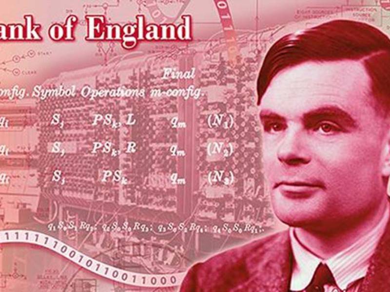 Портрет Алана Тьюринга украсит новую банкноту Великобритании