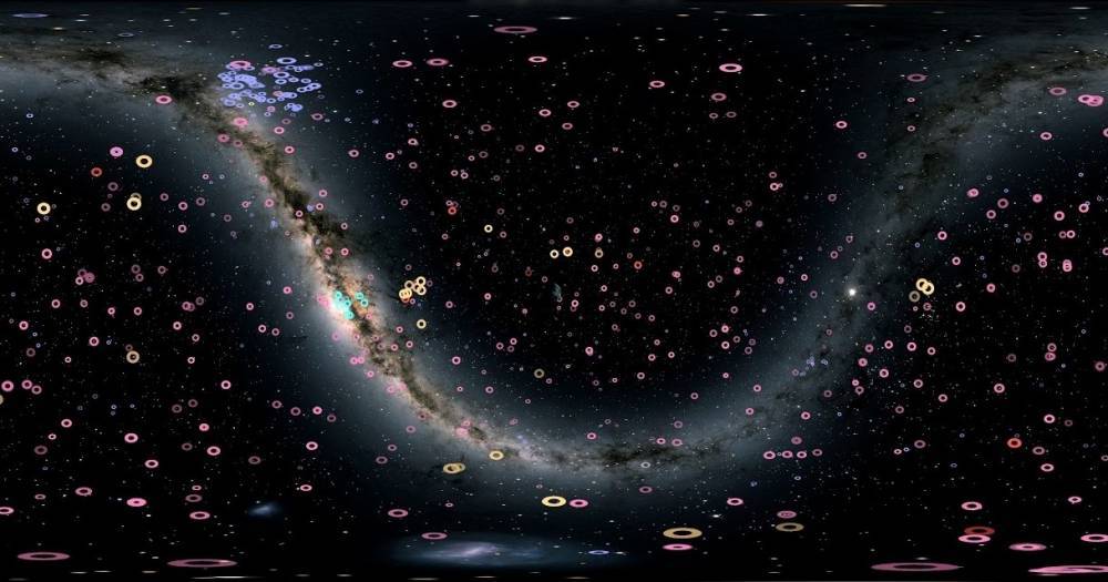 4000 экзопланет на&nbsp;одном видео: потрясающая карта неба