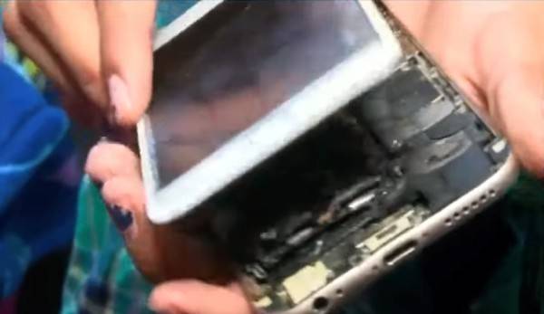iPhone взорвался в руках 11-летней девочки. Видео