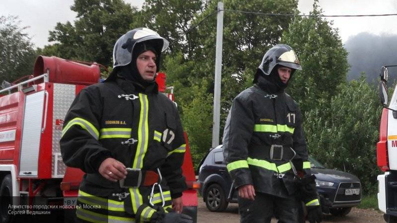 Санаторий горит в Ульяновской области, постояльцев эвакуируют