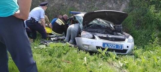 На тюменской трассе патрульный автомобиль попал в ДТП. Трое пострадавших в тяжелом состоянии