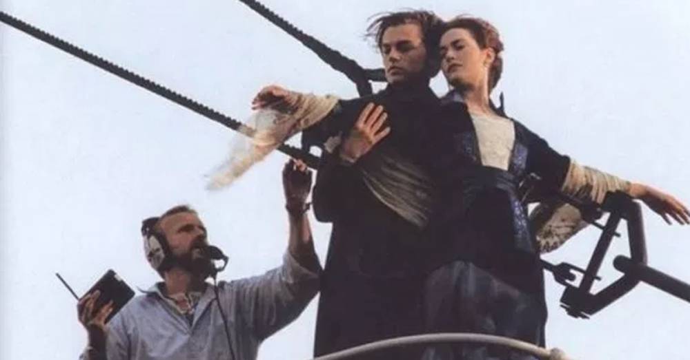 Редкие снимки со съемок фильма «Титаник»