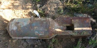 Орловские спасатели уничтожили авиабомбу времен войны