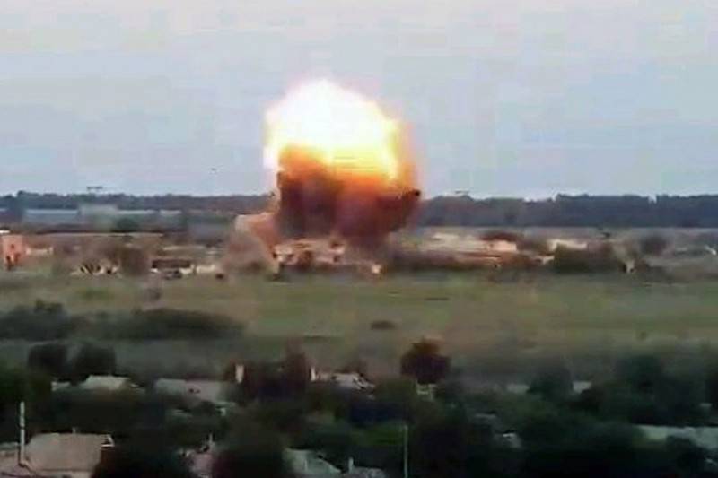 Украинские вояки сбросили на себя полтонны взрывчатки