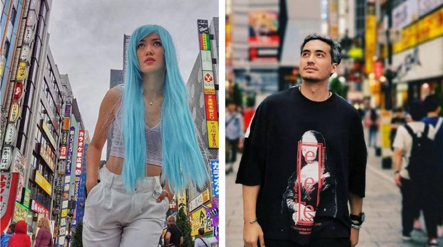 "Слились с японцами": Санжар Мади и Дина Тасбулатова сменили имидж в Токио (фото)