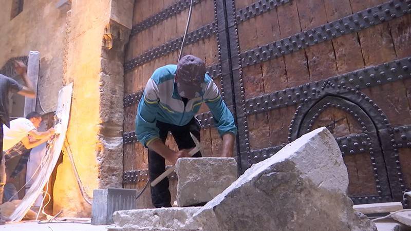 В Алеппо восстановили разрушенный во время войны древний рынок