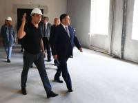 Губернатор Игорь Руденя посетил строящиеся школы - ТИА