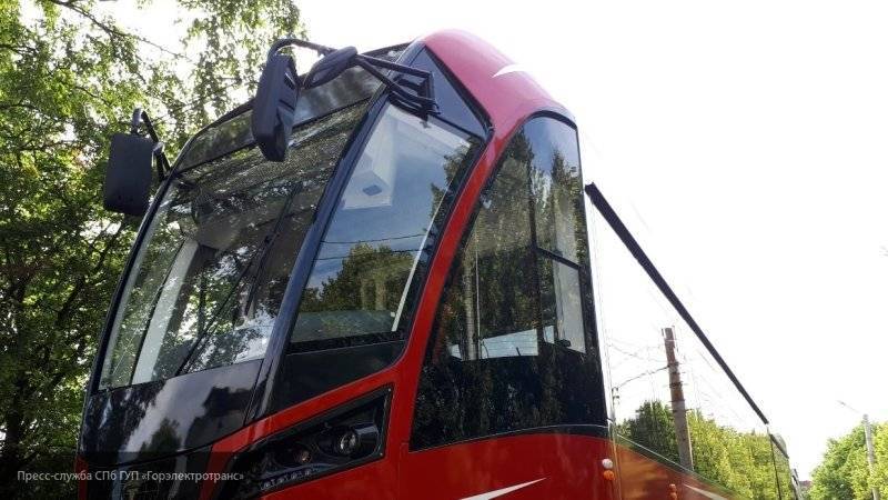 Новый трамвай "Витязь-М" презентовали в Петербурге