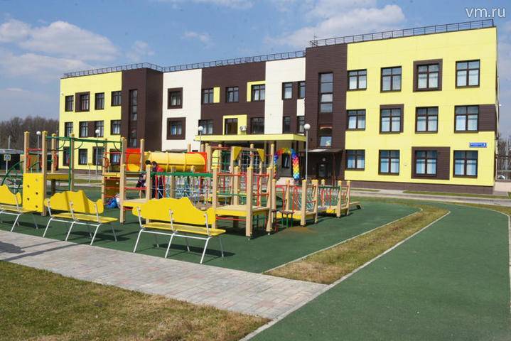 Детский сад на 350 мест появится в районе Солнцево