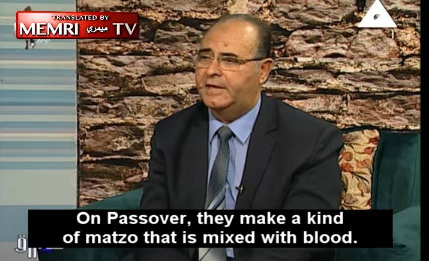 «Евреи добавляют в мацу кровь», — заявил египетский профессор иврита