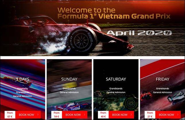 Билеты на Гран При Вьетнама поступили в продажу - все новости Формулы 1 2019